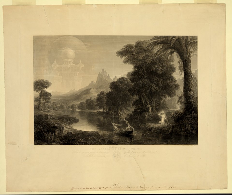 The voyage of life - youth - painted by Thomas Cole ; engraved by James Smillie. LCCN2006677482