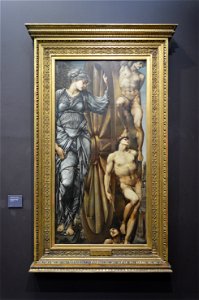 The Wheel of Fortune-Edward Burne-Jones-Orsay-cadre
