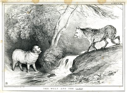 The wolf and the lamb. (BM 1857,1222.88)
