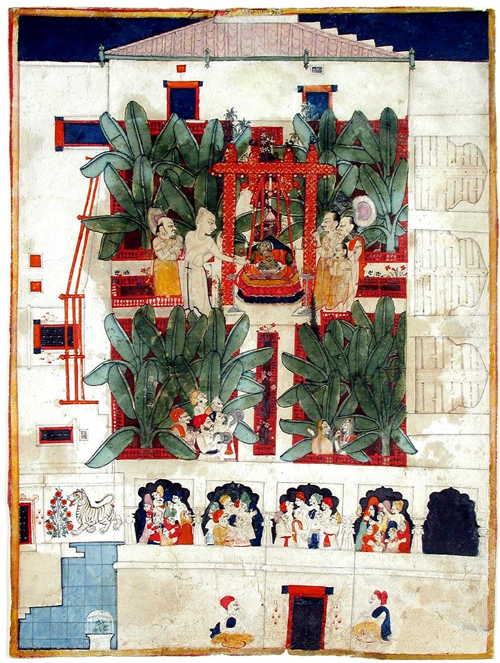 The Worship of Shri Nath-ji at Nathadwara (6125109168)