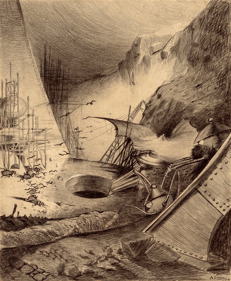 The War of the Worlds by Henrique Alvim Corrêa, orginal graphic 29