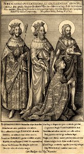 The Wilton Diptych (King Richard II) by Wenceslaus Hollar