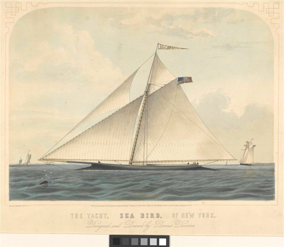 The Yacht Sea Bird, of New York RMG PY8715