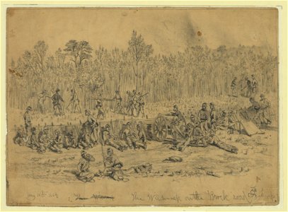 The Wilderness, on the Brock road, 2nd Corps-May 11th 1864 - E.F. LCCN2004661869