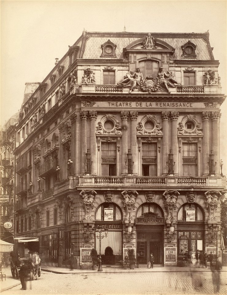 Theatre de la Renaissance, 1890