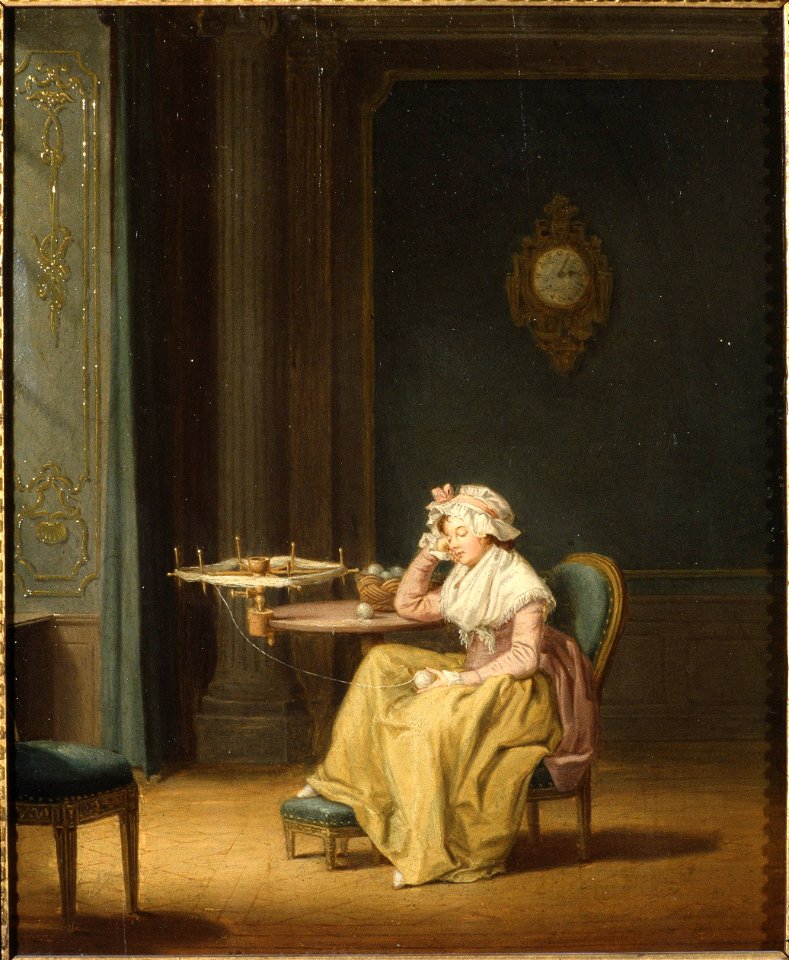 The Wool Winder (Pehr Hilleström d.ä.) - Nationalmuseum - 19514