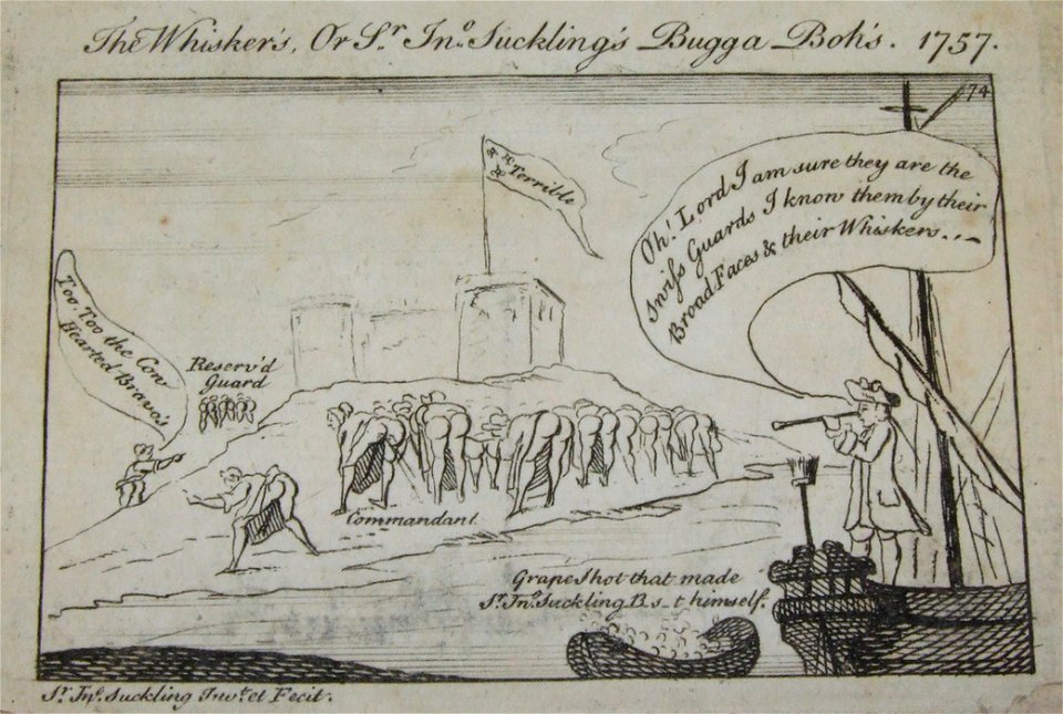 The Whisker's. Or Sr Jn Suckling's Bugga Boh's 1757 (caricature) RMG RV6425 (cropped)