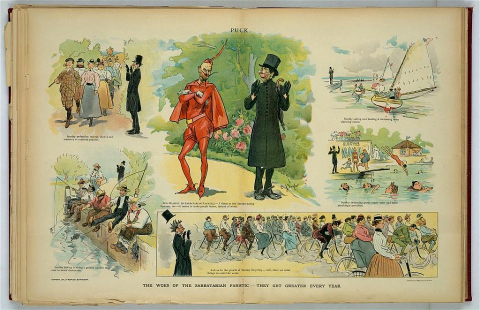 The woes of the sabbatarian fanatic - they get greater every year - C.J. Taylor. LCCN2012647678