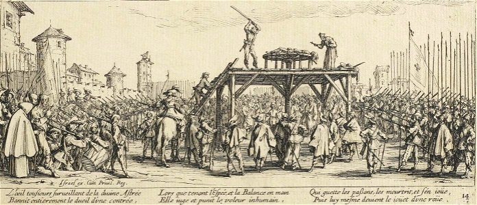 The Wheel by Jacques Callot