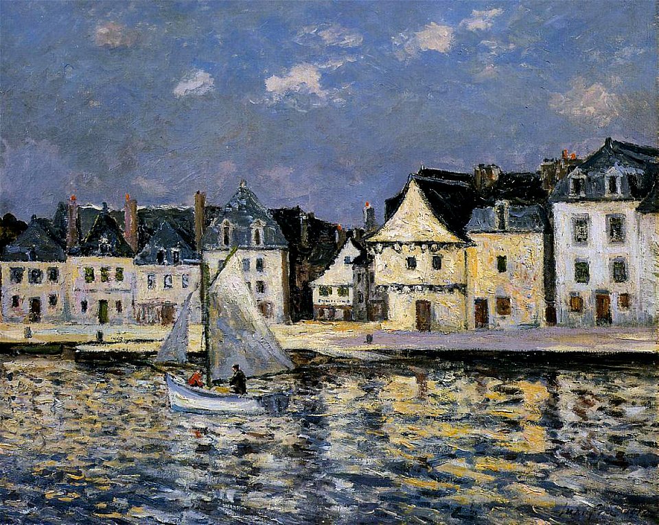 The-port-of-saint-goustan-1912