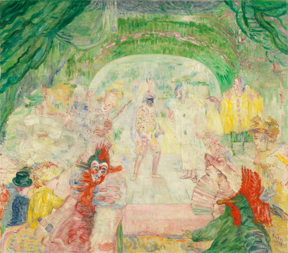 Theatre of Masks 1908 James Ensor