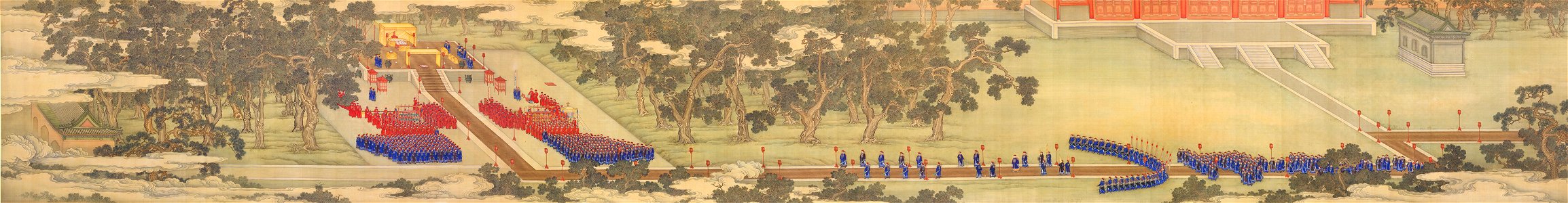 The Yongzheng Emperor Offering Sacrifice at the Xiannong Altar