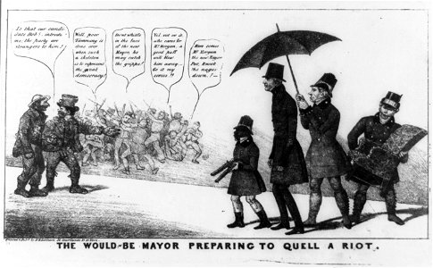 The would-be mayor preparing to quell a riot LCCN2008661299