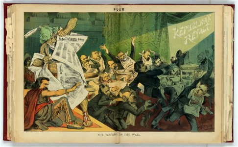 The writing on the wall - J. Keppler. LCCN2012645210