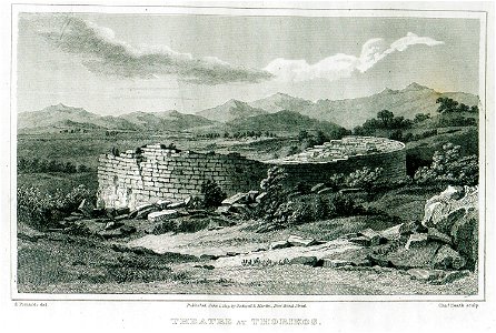 Theatre at Thorikos - Dodwell Edward - 1819