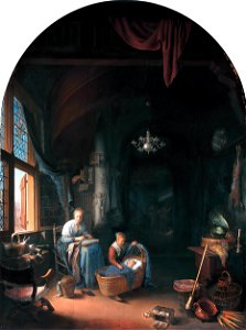 The Young Mother, by Gerrit Dou