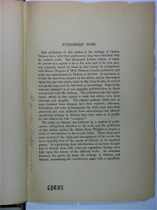 The Writings of Charles Dickens v1 pv