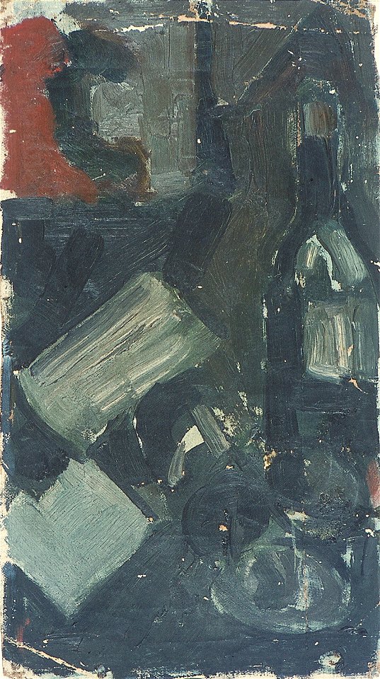 Theo van Doesburg - Stilleven met fles - AB4098 - Museum De Lakenhal