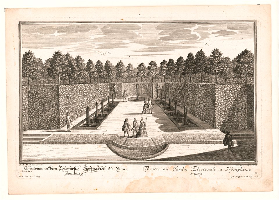 Theatre au Jardin electorale a Nymphenbourg LCCN2003677738