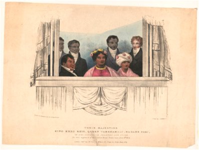 Their majesties King Rheo Rhio, Queen Tamehamalu, Madame Boki, of the Sandwich Islands LCCN2003688575