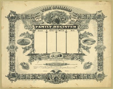 The world family register - designed by Robert H. Strouse. LCCN2008677249