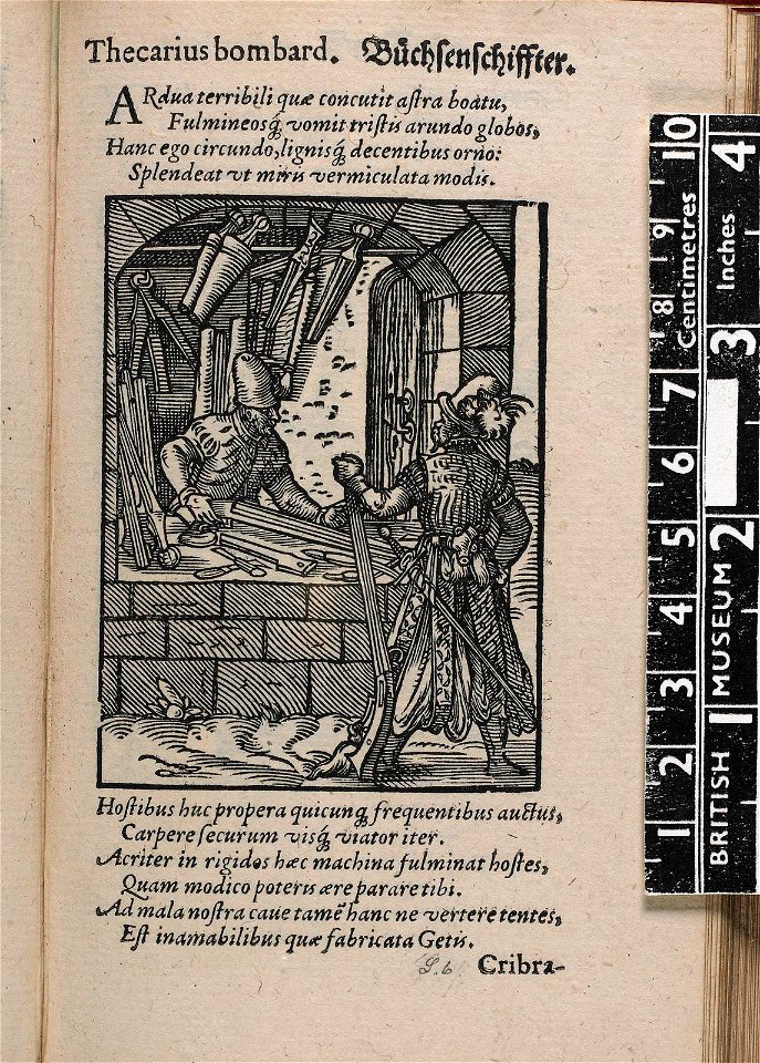 Thecarius bombard. Büchsenschiffter. (The Rifle Butt Maker) (BM 1904,0206.103.87)