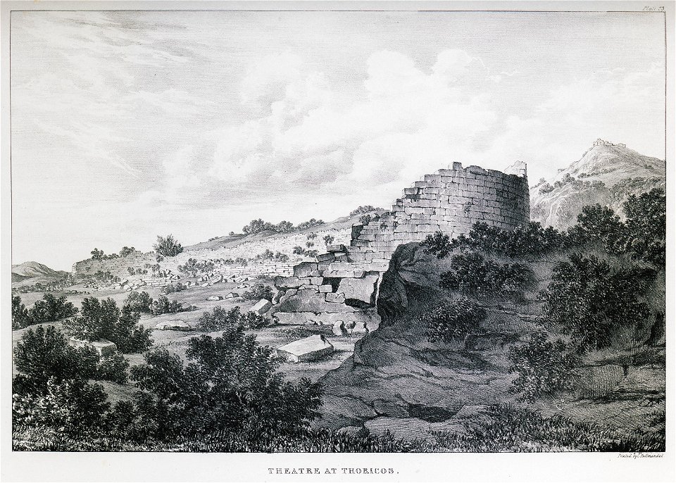 Theatre at Thoricos - Dodwell Edward - 1834