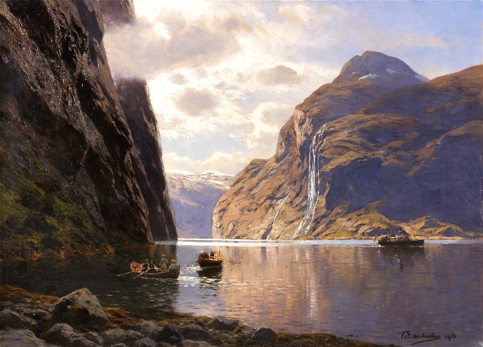 Themistokles von Eckenbrecher Geirangerfjord 1913