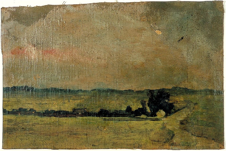 Theo van Doesburg - Landschap - AB4043 - Cultural Heritage Agency of the Netherlands Art Collection