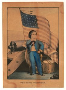 The young volunteer - E.B. & E.C. Kellogg, 245 Main St. Hartford, Ct ; Phelps & Watson, 118 Beekman St. New York ; Geo. Whiting, 87 Fulton St. New York. LCCN2012648884