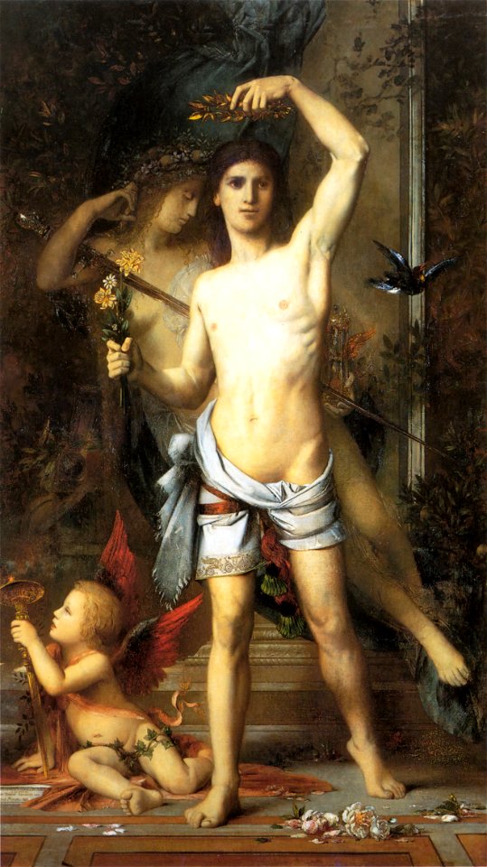 The Young Man and Death by Gustave Moreau