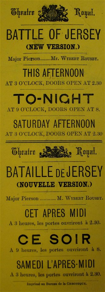 Theatre Royal Jersey Battle of Jersey