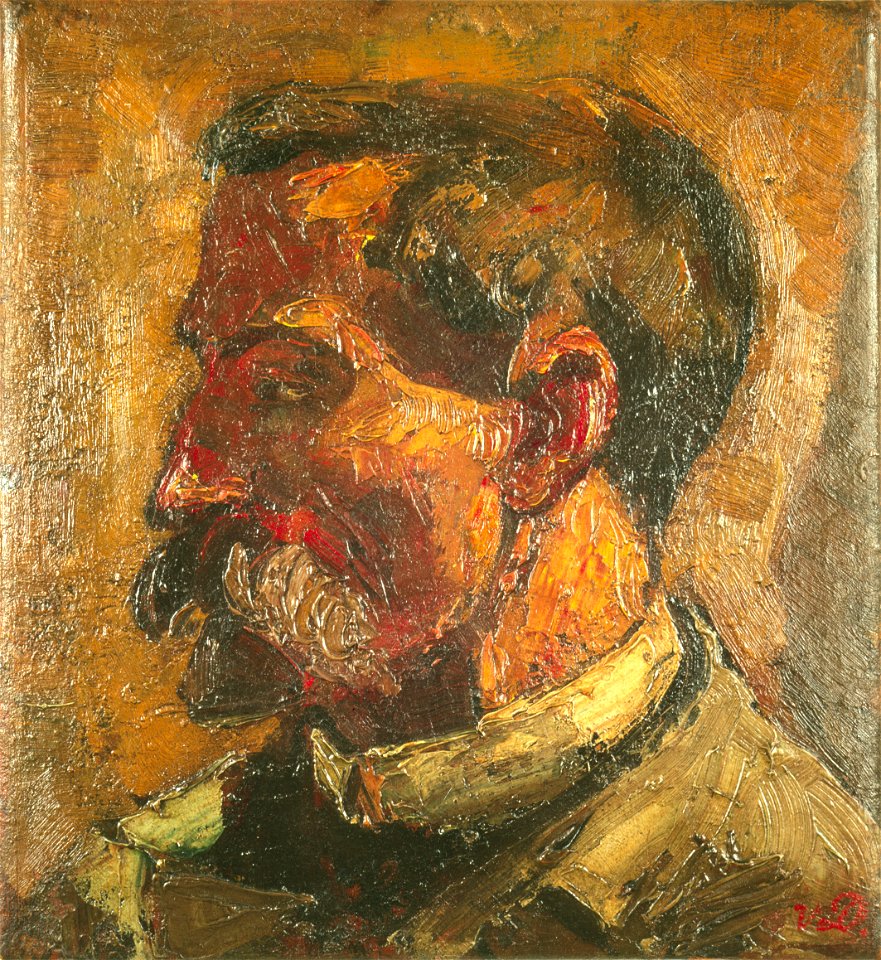 Theo van Doesburg - Portret van Christian Leibbrandt - AB4069 - Cultural Heritage Agency of the Netherlands Art Collection