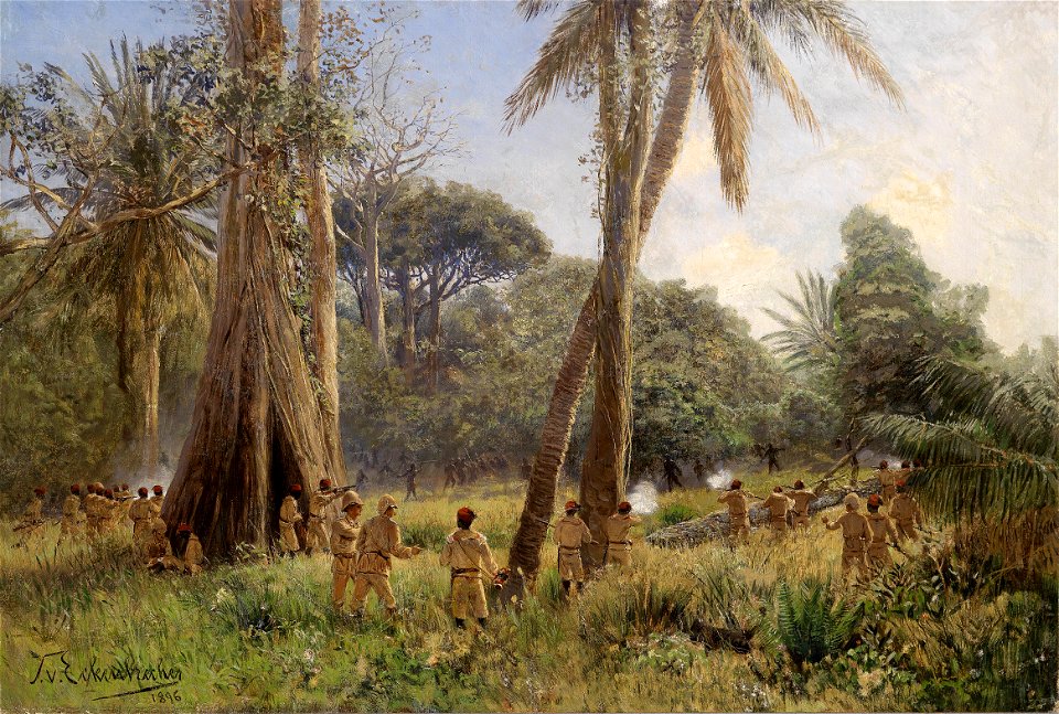 Themistocles von Eckenbrecher Soldaten in Afrika 1896