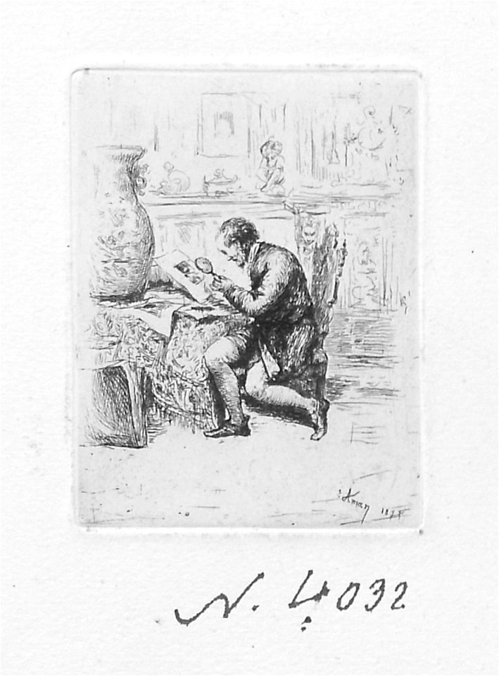 Theodor Aman - Amatorul de stampe