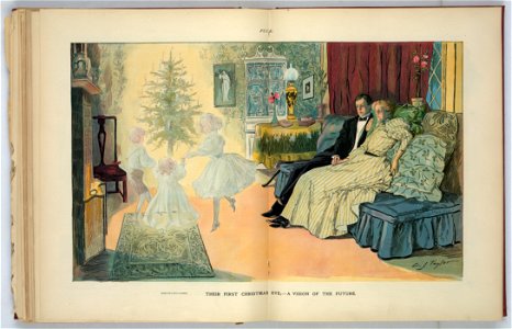 Their first Christmas eve; - a vision of the future - C.J. Taylor. LCCN2012648494