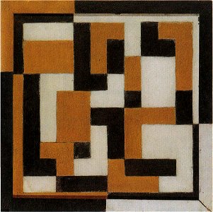 Theo van Doesburg Composition IX. Free illustration for personal and commercial use.