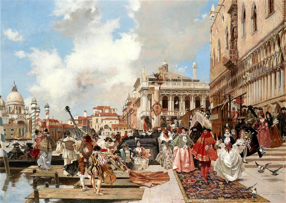 The-carnival-venice - François Flameng