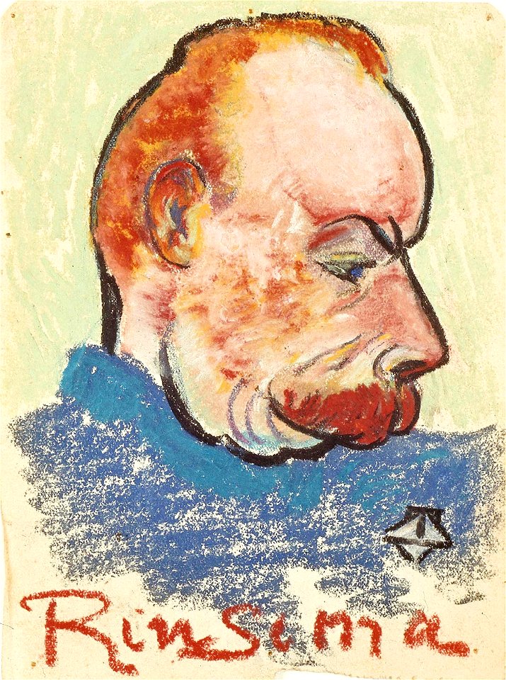 Theo van Doesburg portrait of Evert Rinsema