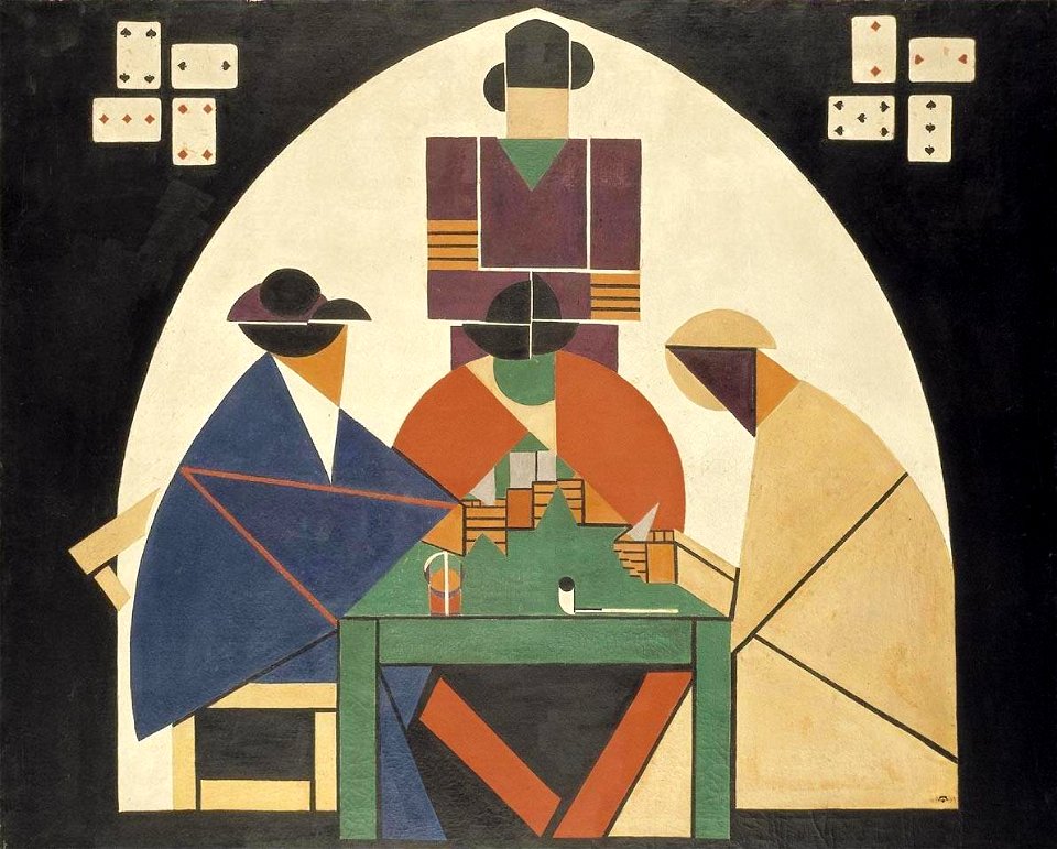 Theo van Doesburg The Cardplayers