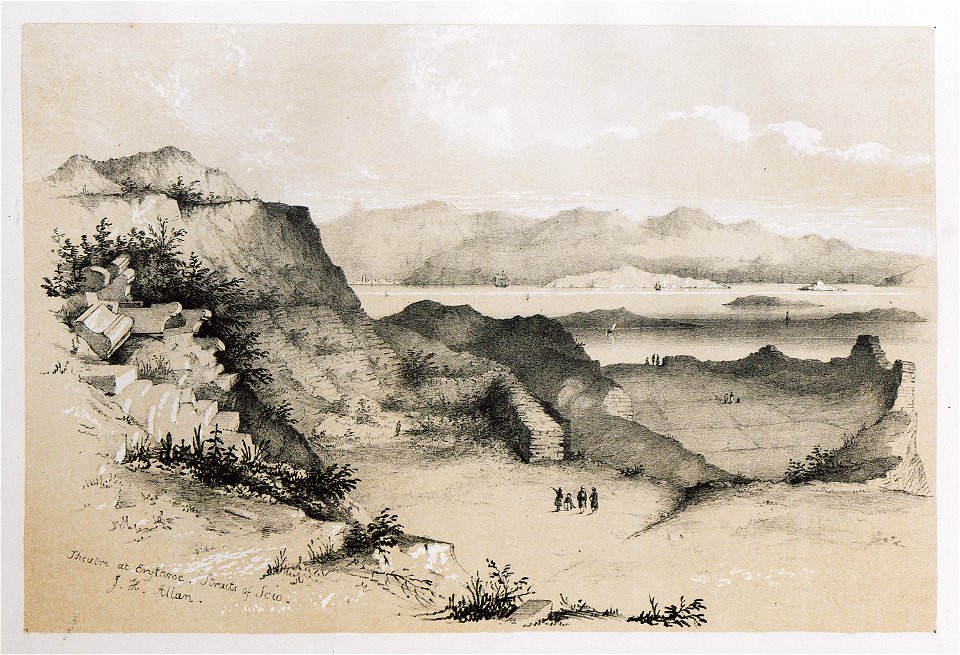 Theatre at Erythroe Straits of Scio - Allan John H - 1843