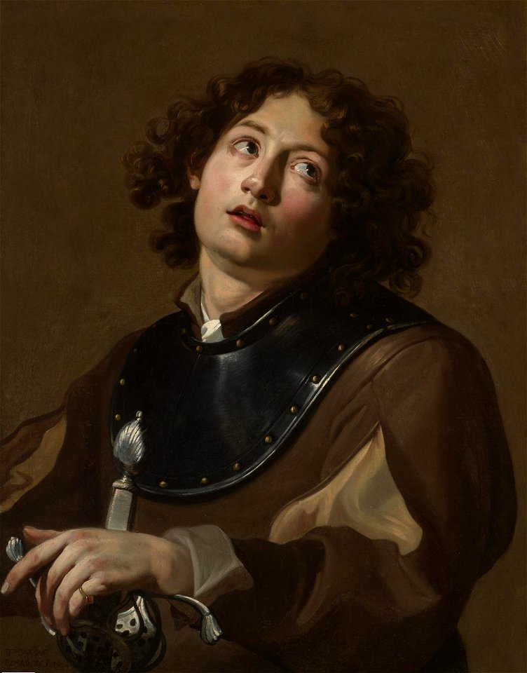 Theodoor Rombouts - A Young Soldier