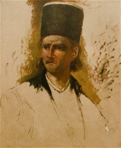 Theodor Aman - Schita portret Tudor Vladimirescu