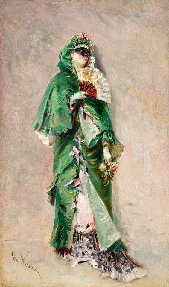 Theodor Aman - Dominoul verde (1)