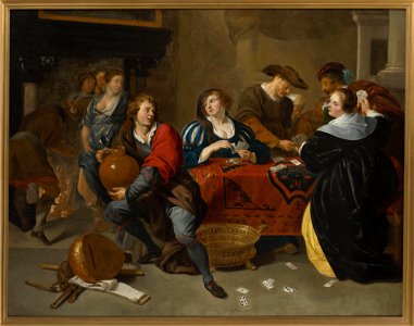 Theodoor Rombouts - Playing cards - M.Ob.320 - National Museum in Warsaw