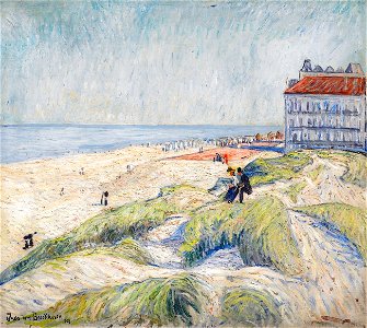 Theo von Brockhusen Strand in Knokke 1908