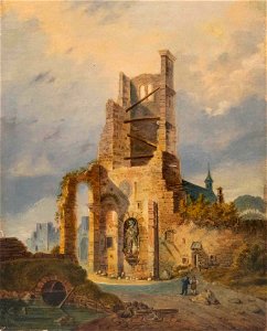 Theodor Kotsch Kirchenruine 1854