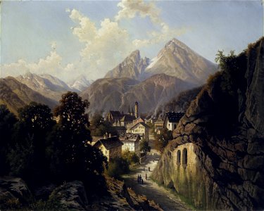Theodor Nocken Ansicht von Berchtesgaden