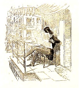 Theodor Hosemann Zeitungsleser 1847