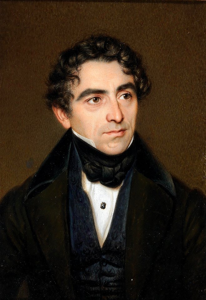 Theer – Portrait of a gentleman with dark hair